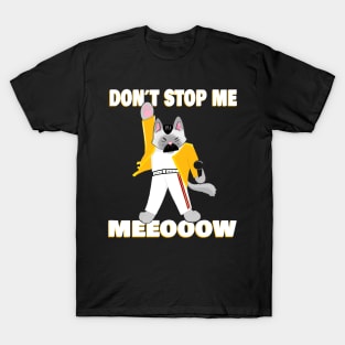 Freddie Meowcury Freddy Mercury as a Cat T-Shirt